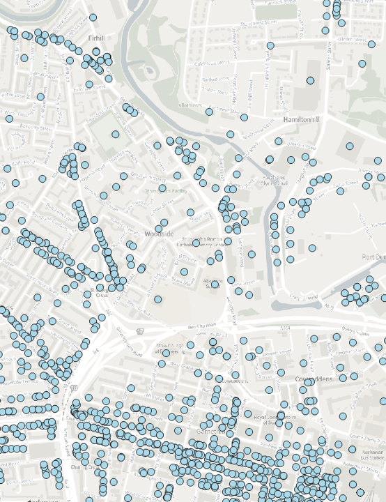 AddressBase records for classification 'C'