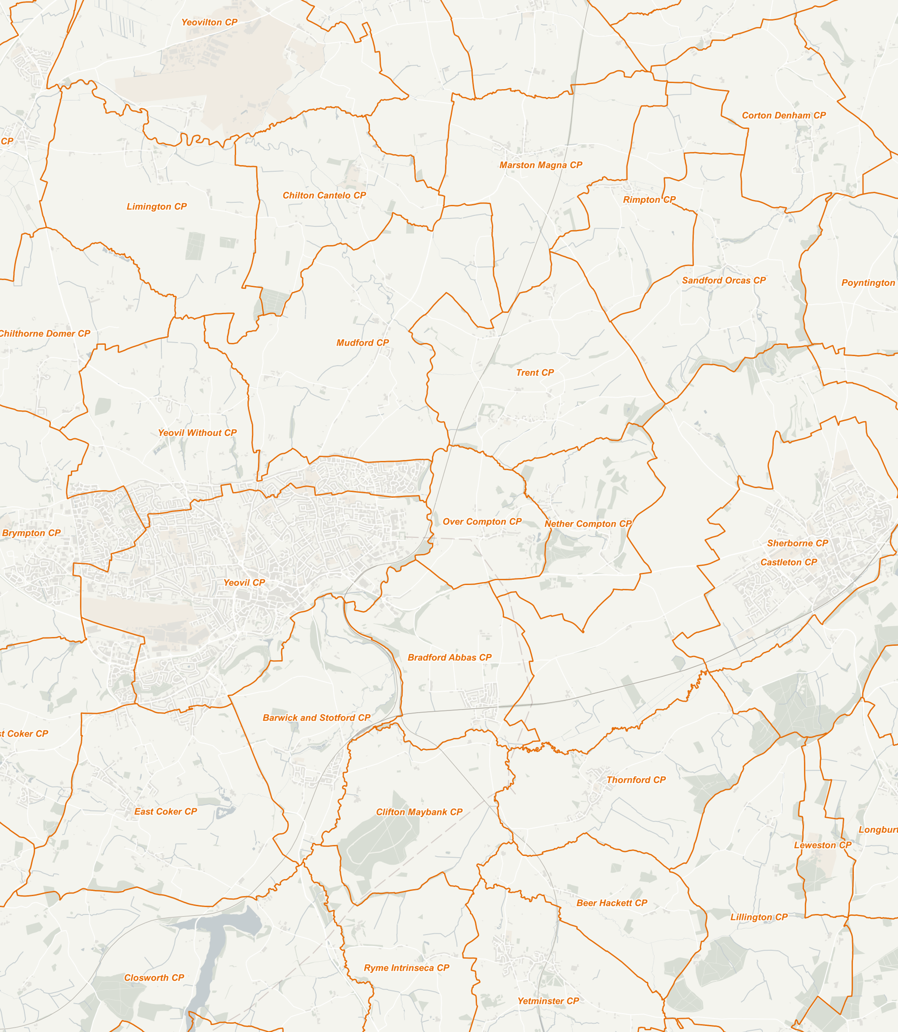 map of Boundary-Line Parish dataset