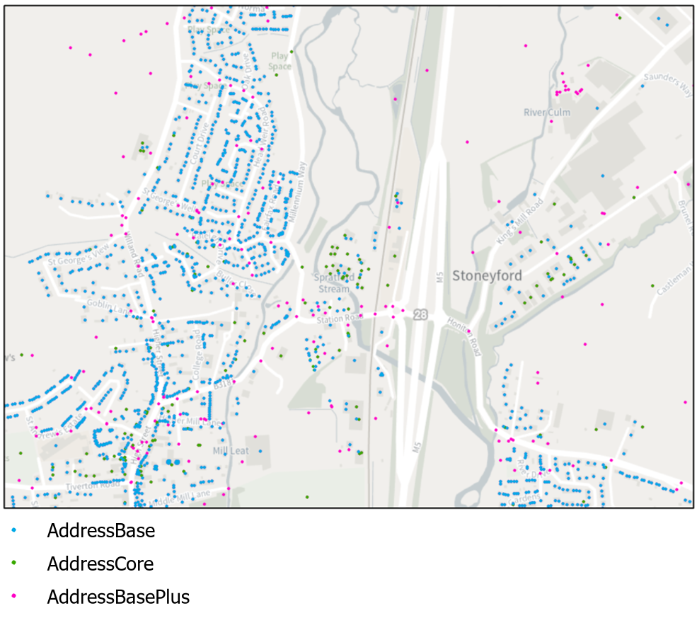 image of addressbase, addressbase core and addressbase plus