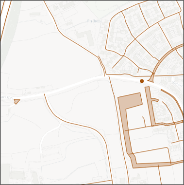 Map of OS NGD Transport Reinstatement features